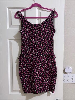 Vintage Betsey Johnson Peplum dress